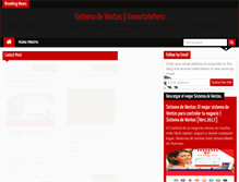 Tablet Screenshot of conectateperu.com